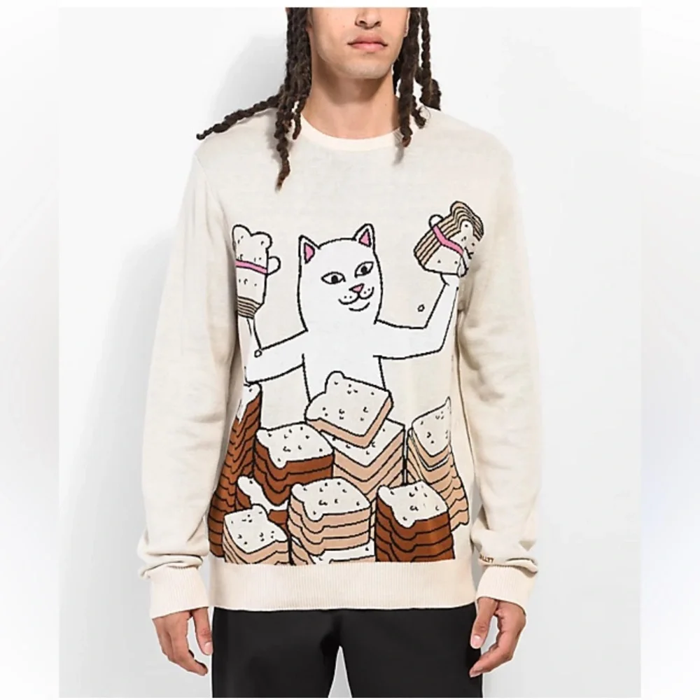 RIPNDIP Get Bread Natural Sweater - Picture 2 of 11